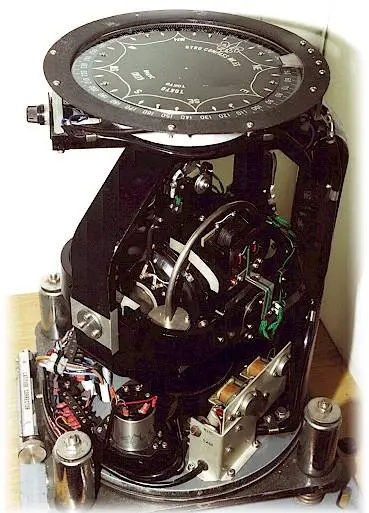 Cut Section of a Gyro compass